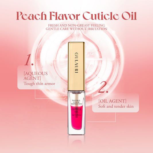 Gulauri Peach Cuticle Oil 6ml