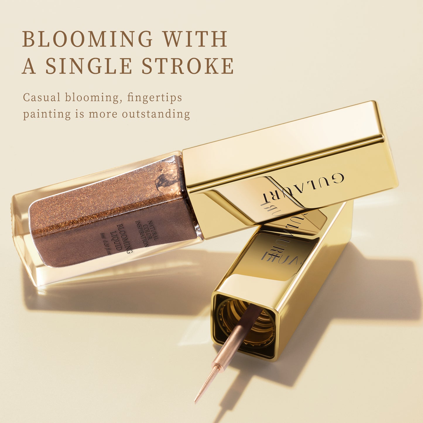 Metallic Blooming Liquid Vintage Gold