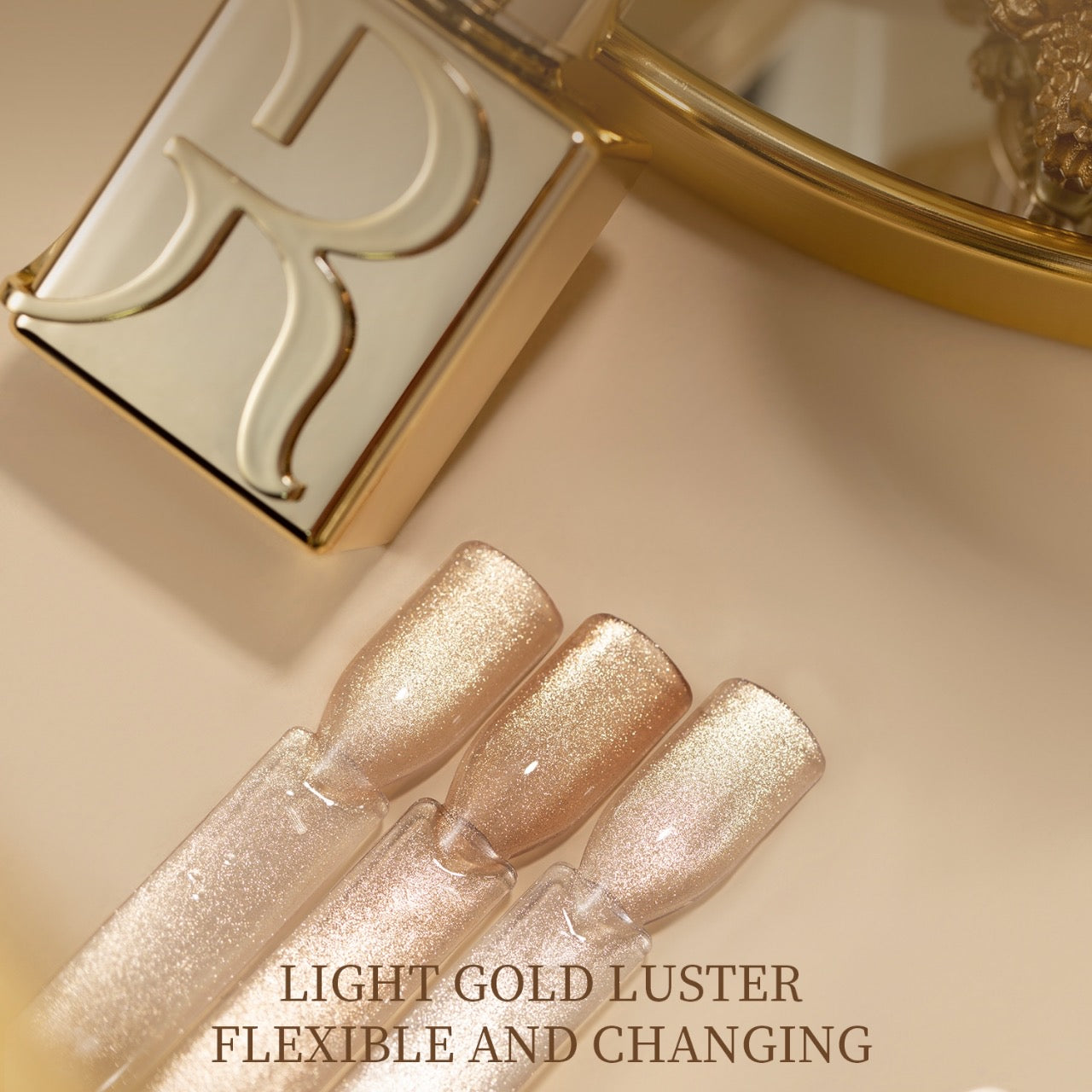 Golden Magnetic Cateye Gel Polish