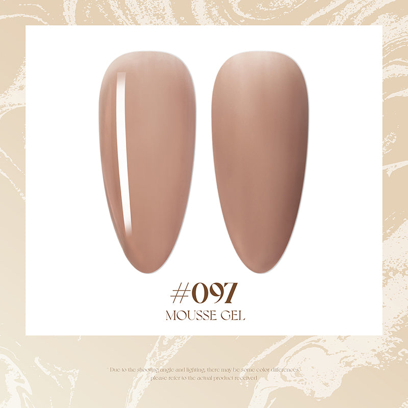 Coloured Transparent Solid Gel Polish M097