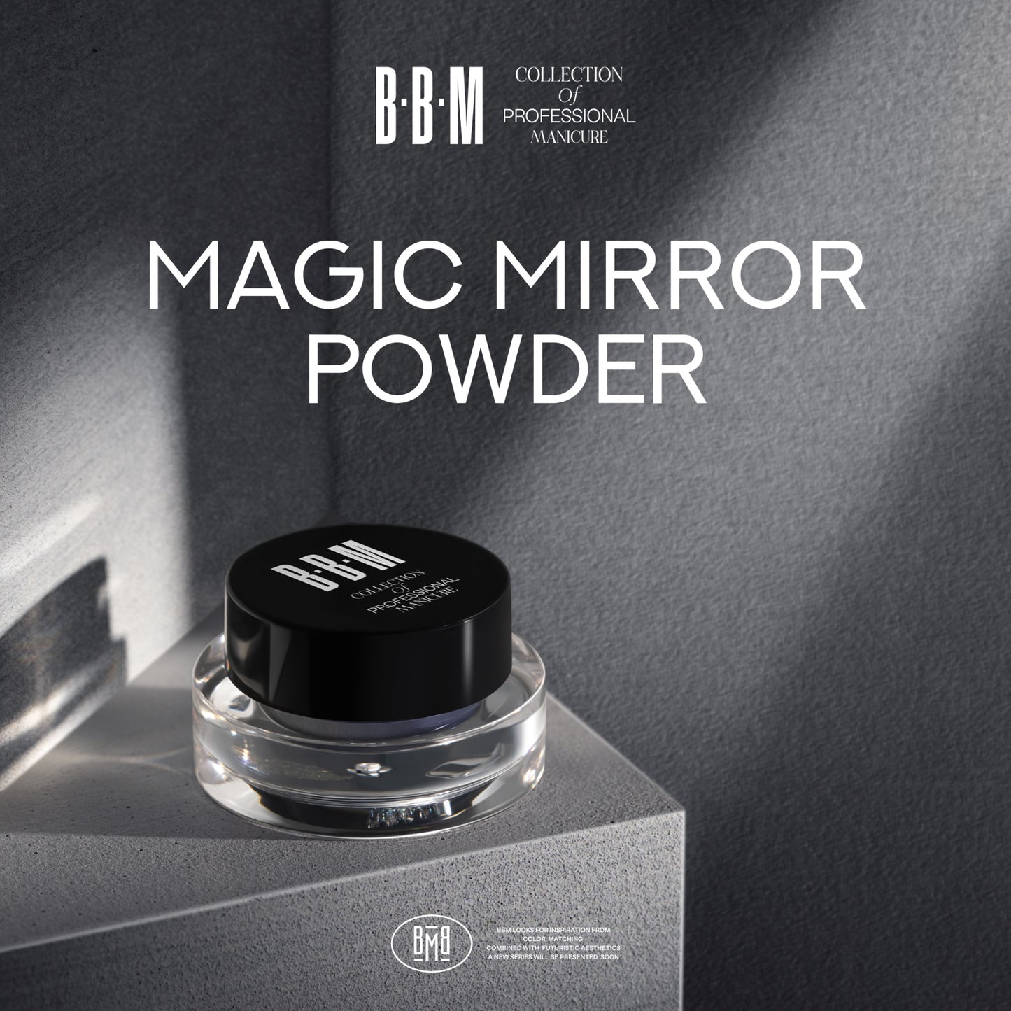 BBM Magic Mirror Cateye Powder 039 - Chrome Nail Art Powder