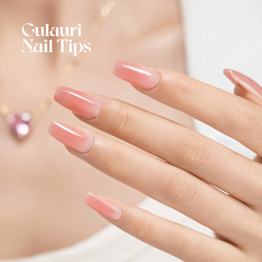 Curved Dual Forms – Style B | Short Extension & Upturned Nail Shaping