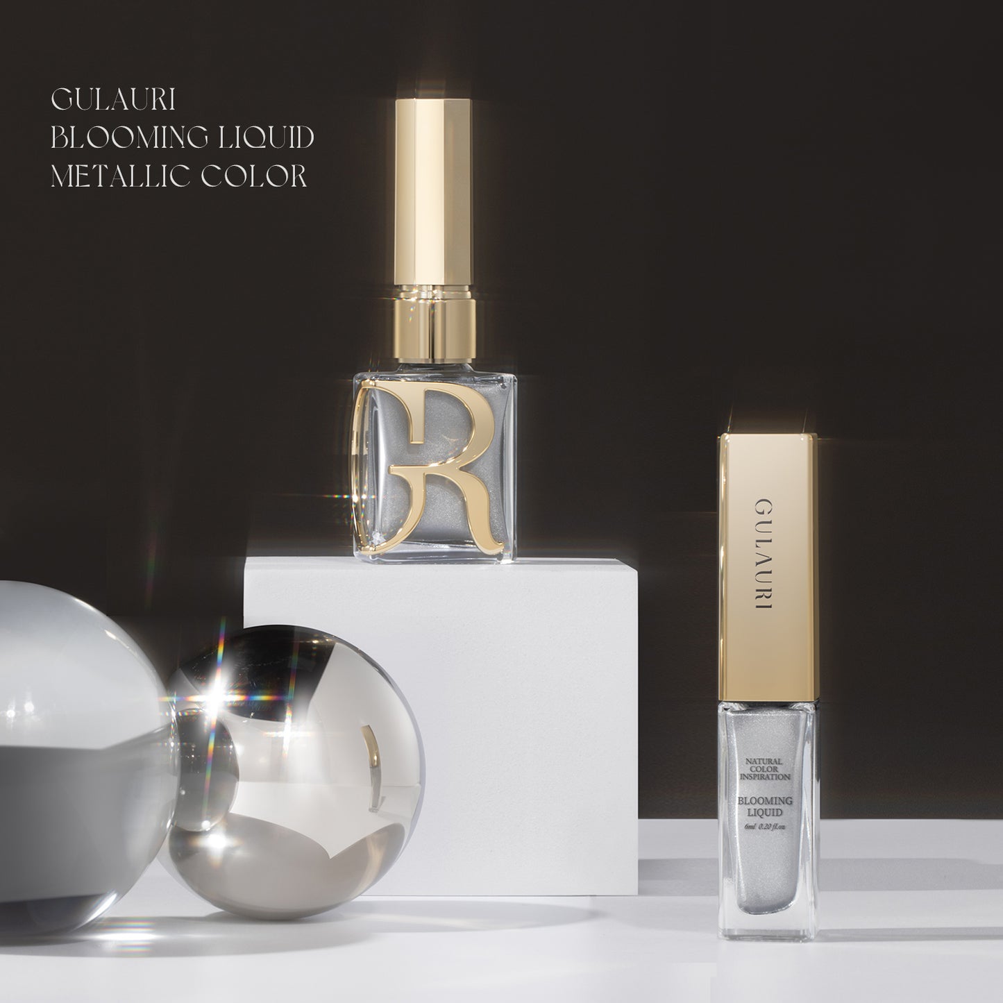 Metallic Blooming LiquidInk 12ml Chrome