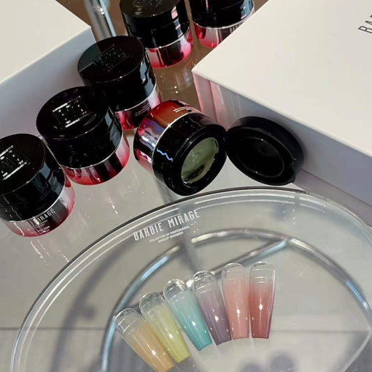 Pat Pat Palette Gel Solid Nail Gel Japanese design set of 6 - HEMA free