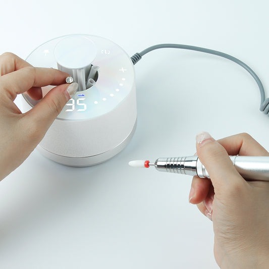 Light Gray E-File New Technology, Smart led digital display 35000RPM 80W