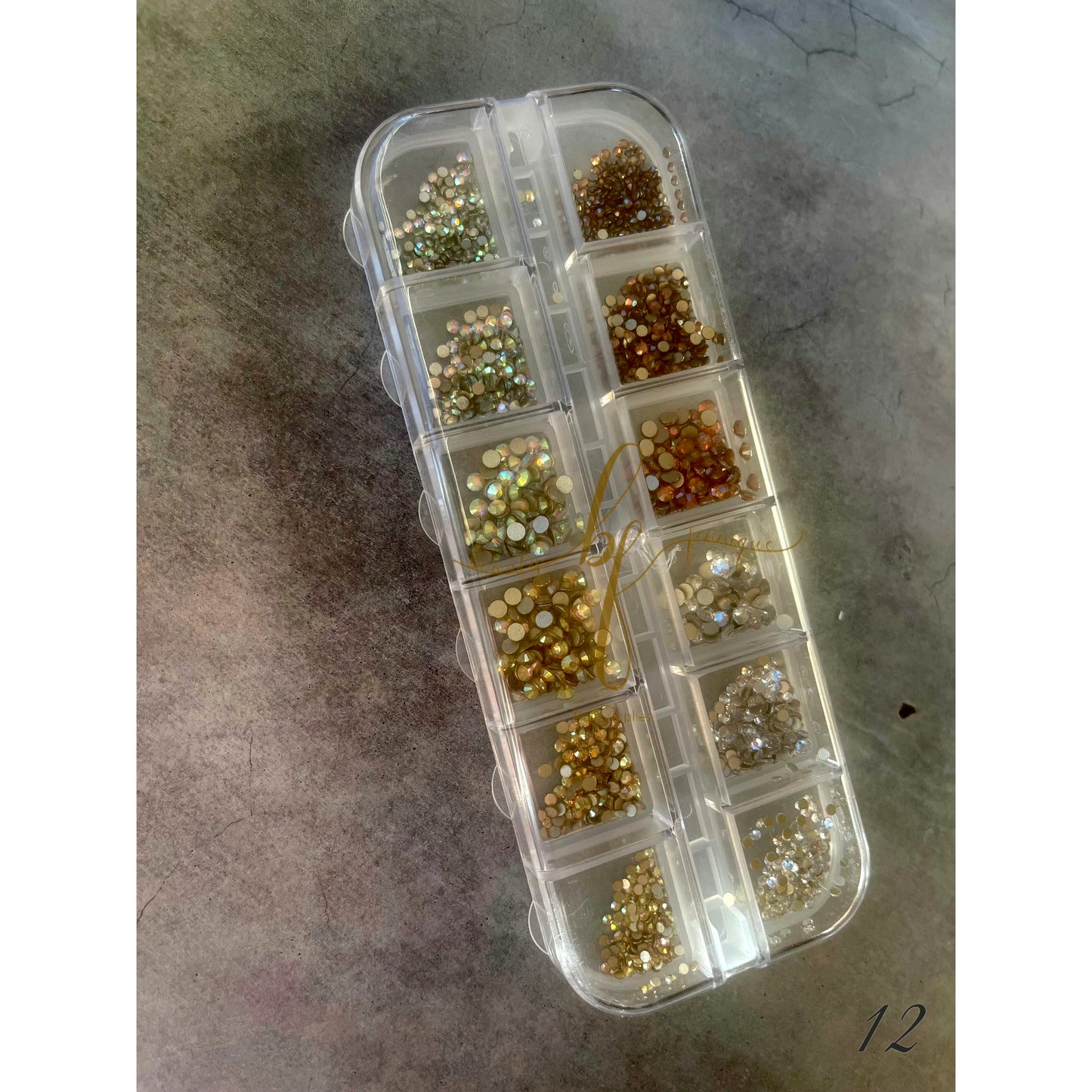 Brilliant Rhinestones Shades of Gold