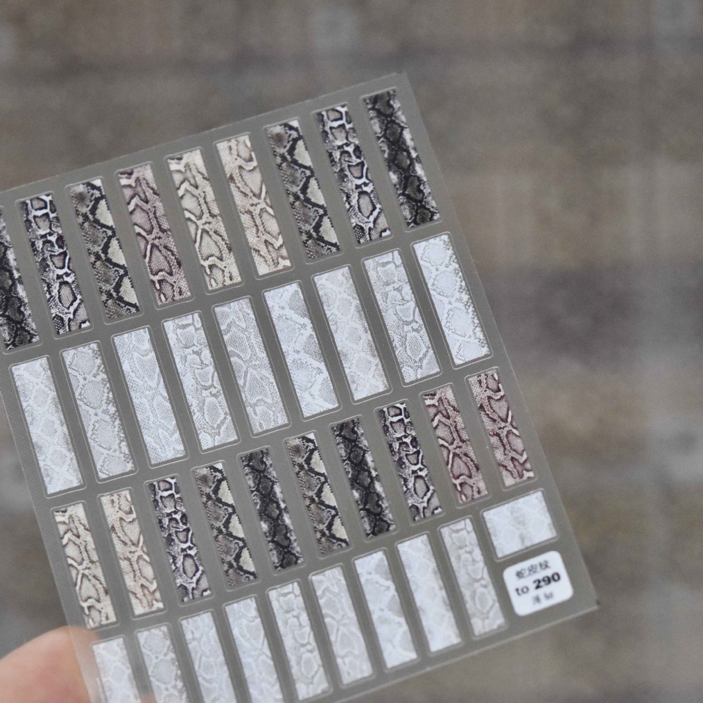 Animal Print Stickers Nail Art