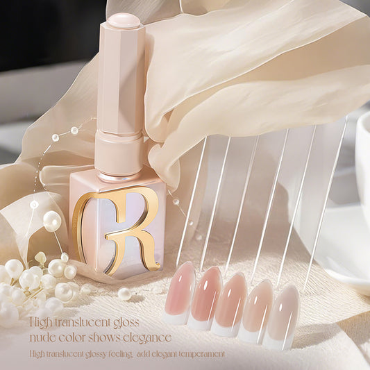 HEMA & TPO FREE Nude Self Levelling Extension Gel Builder In A Bottle - Gulauri