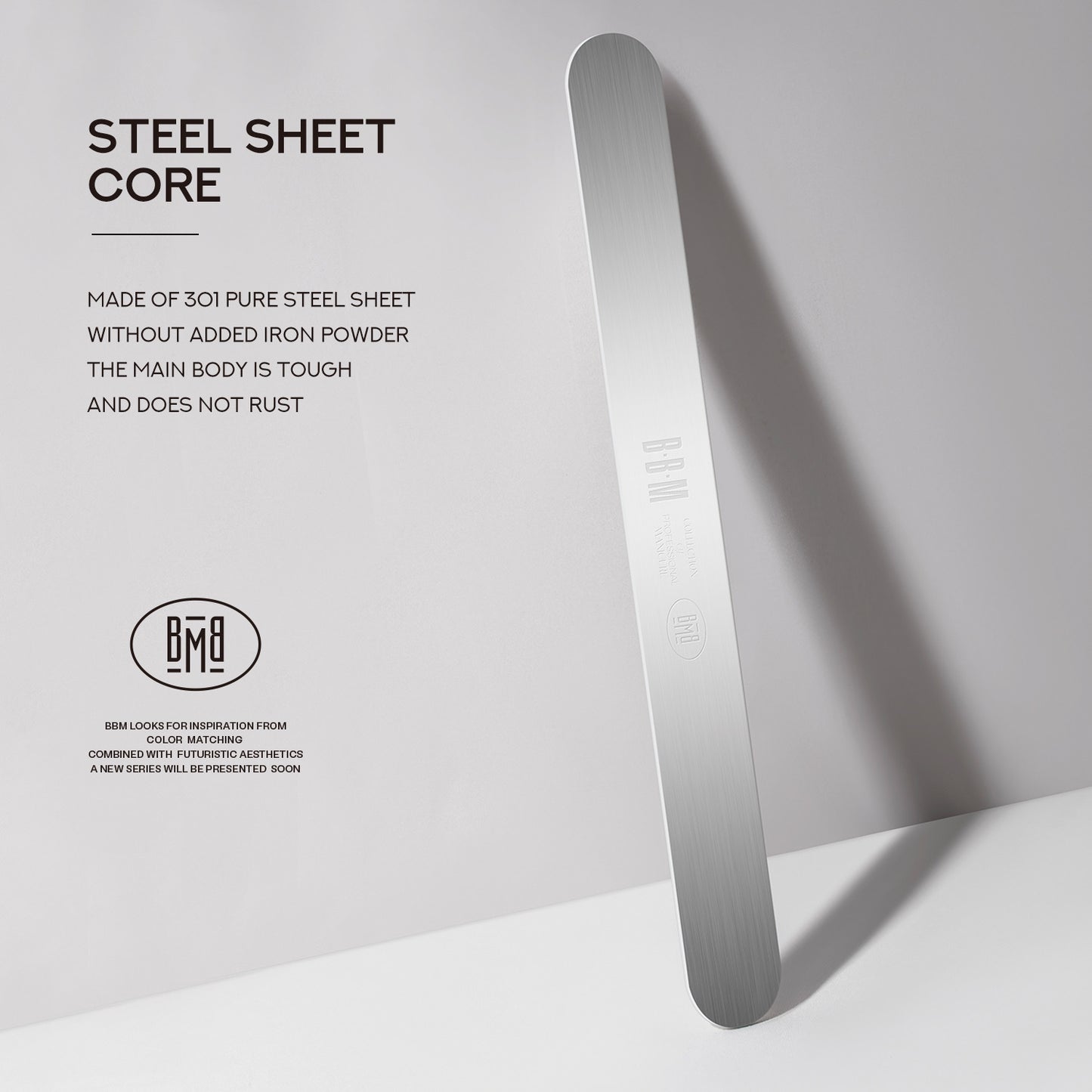 BBM Stainless Steel Nail File Base for Disposable Nail Files