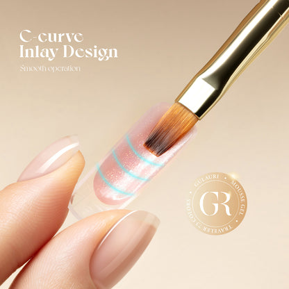 Curved Dual Forms – Style A | Short Extension & Natural Nail Shaping