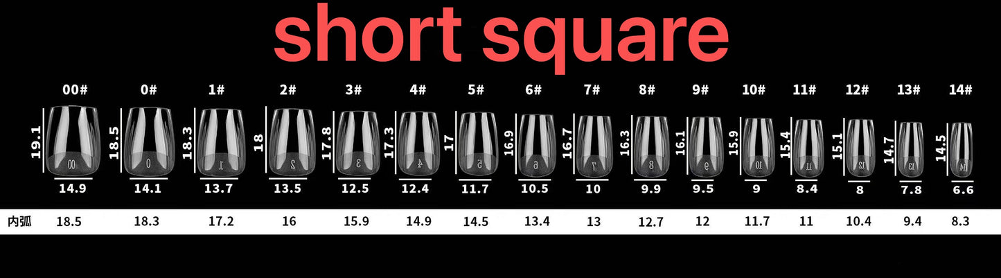 Gulauri Pro Full Cover Soft Gel Tips - 5 Shapes