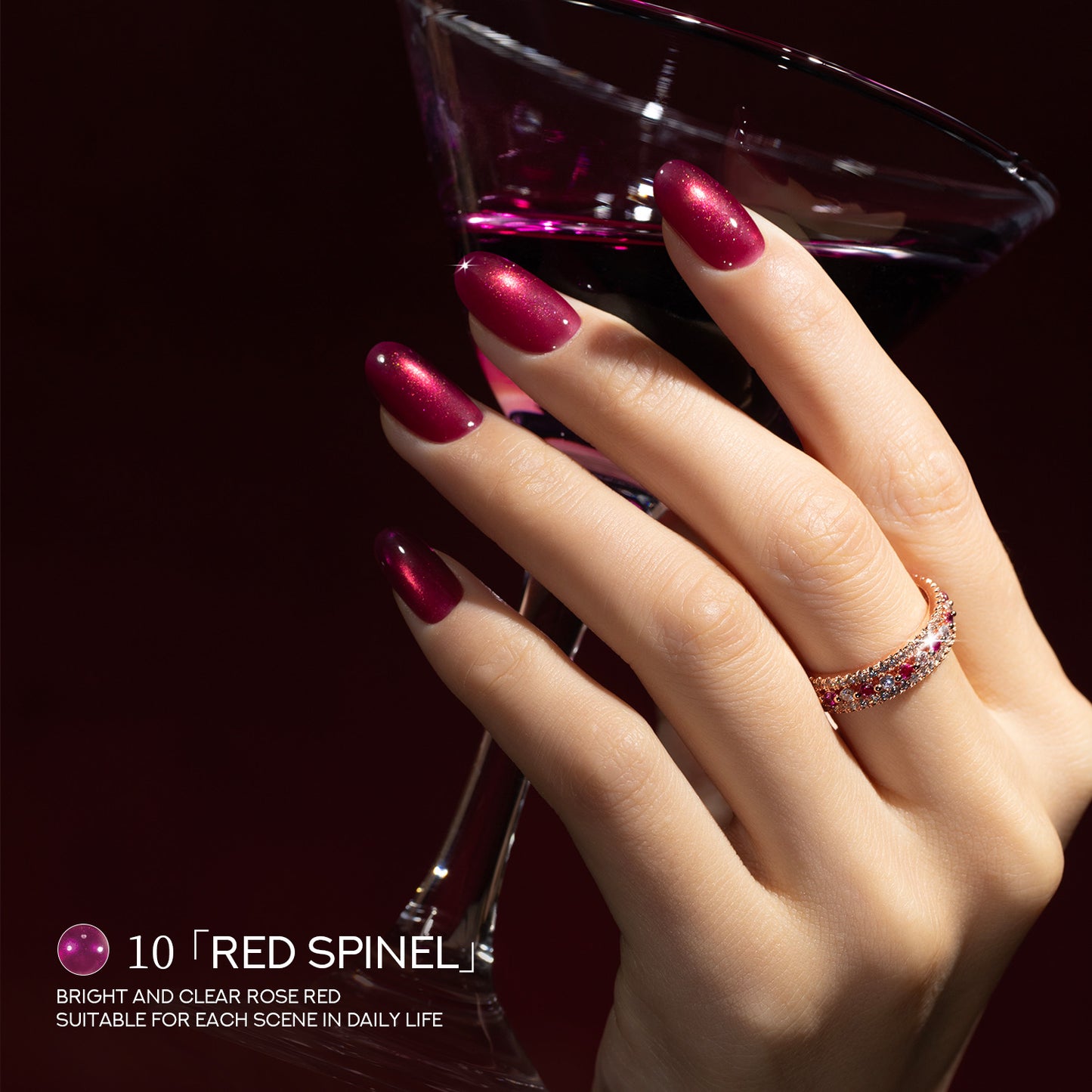 BBM Colourful Gemstone Magnetic Cateye Collection (set of 6)