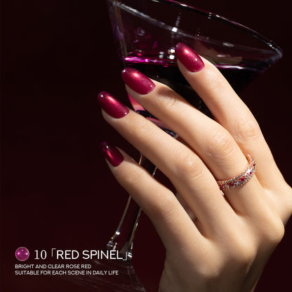 BBM Colourful Gemstone Magnetic Cateye Collection (set of 6)