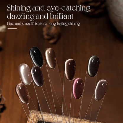 Amber Flowing Light Cat Eye Gel Collection (set of 9) HEMA & TPO FREE