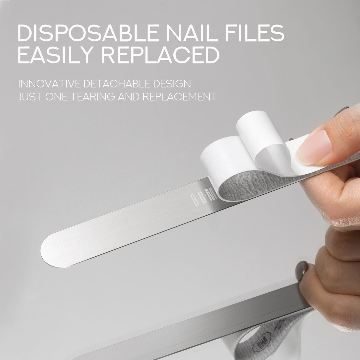BBM Washable Detachable Disposable Nail Files | 120g & 180g