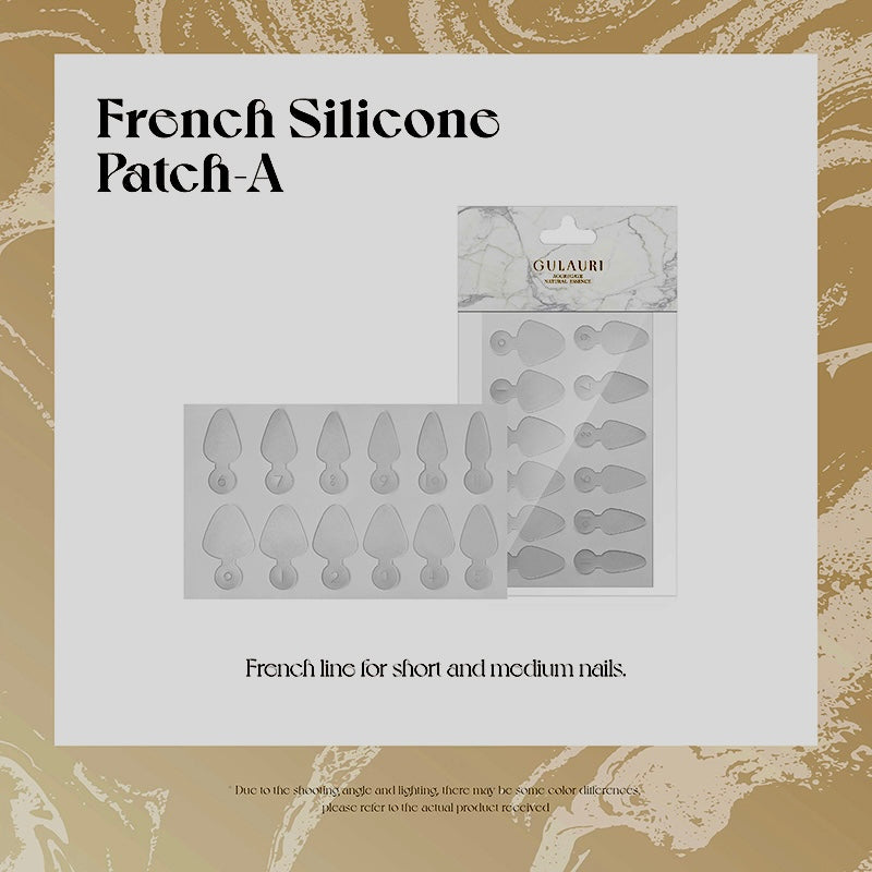 Silicone Patch Self Adhesive Smile Line (A Style) for Acrylic Gel Forms