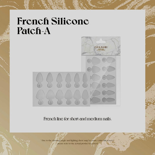 Silicone Patch Self Adhesive Smile Line (A Style) for Acrylic Gel Forms