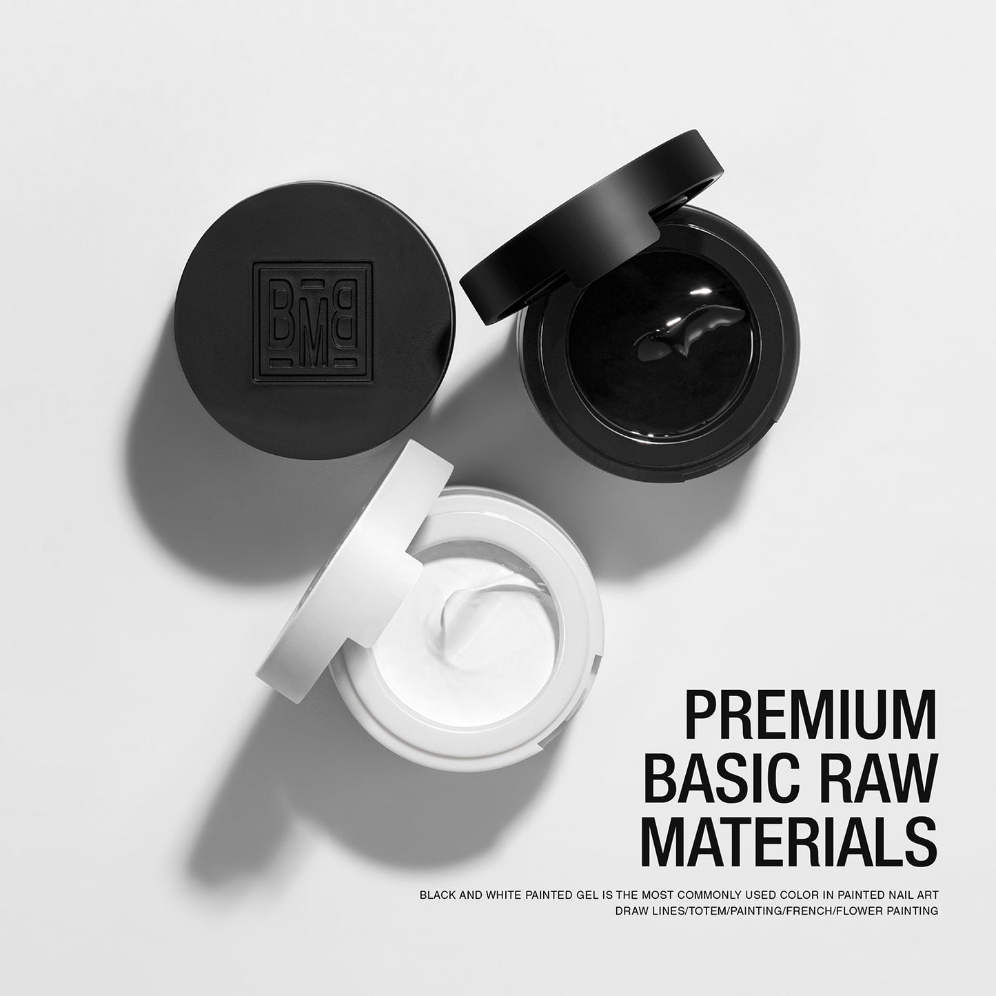 BBM Stamping & Drawing Gel (set of 2) Black & White No Wipe