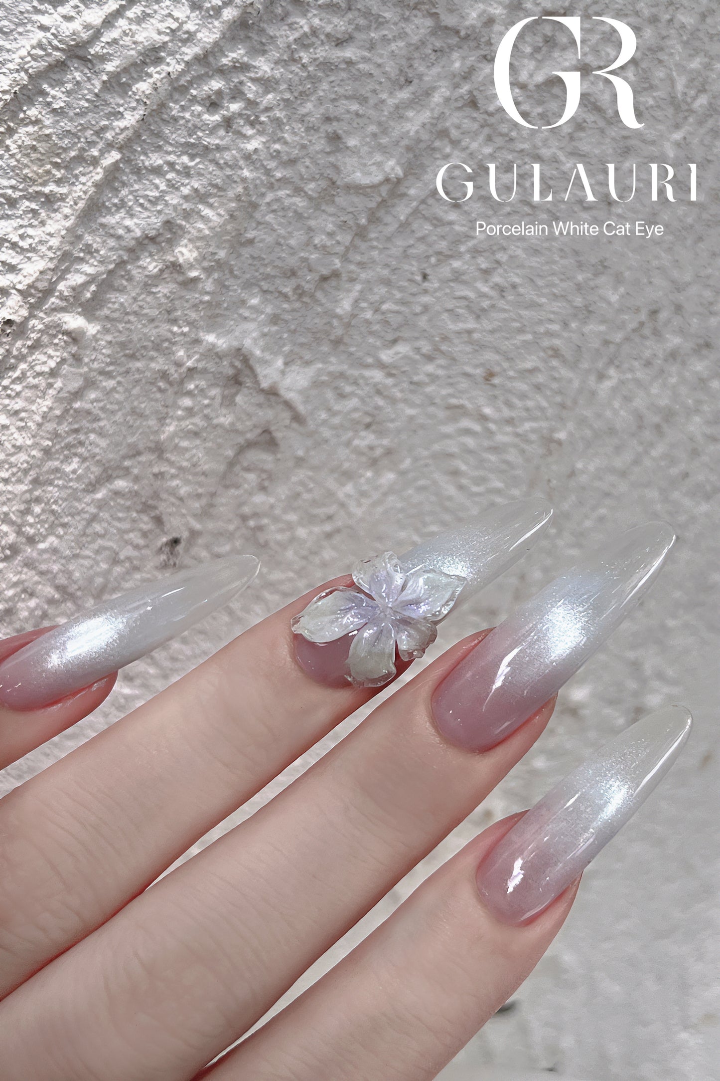 Porcelain White Cat Eye Gel