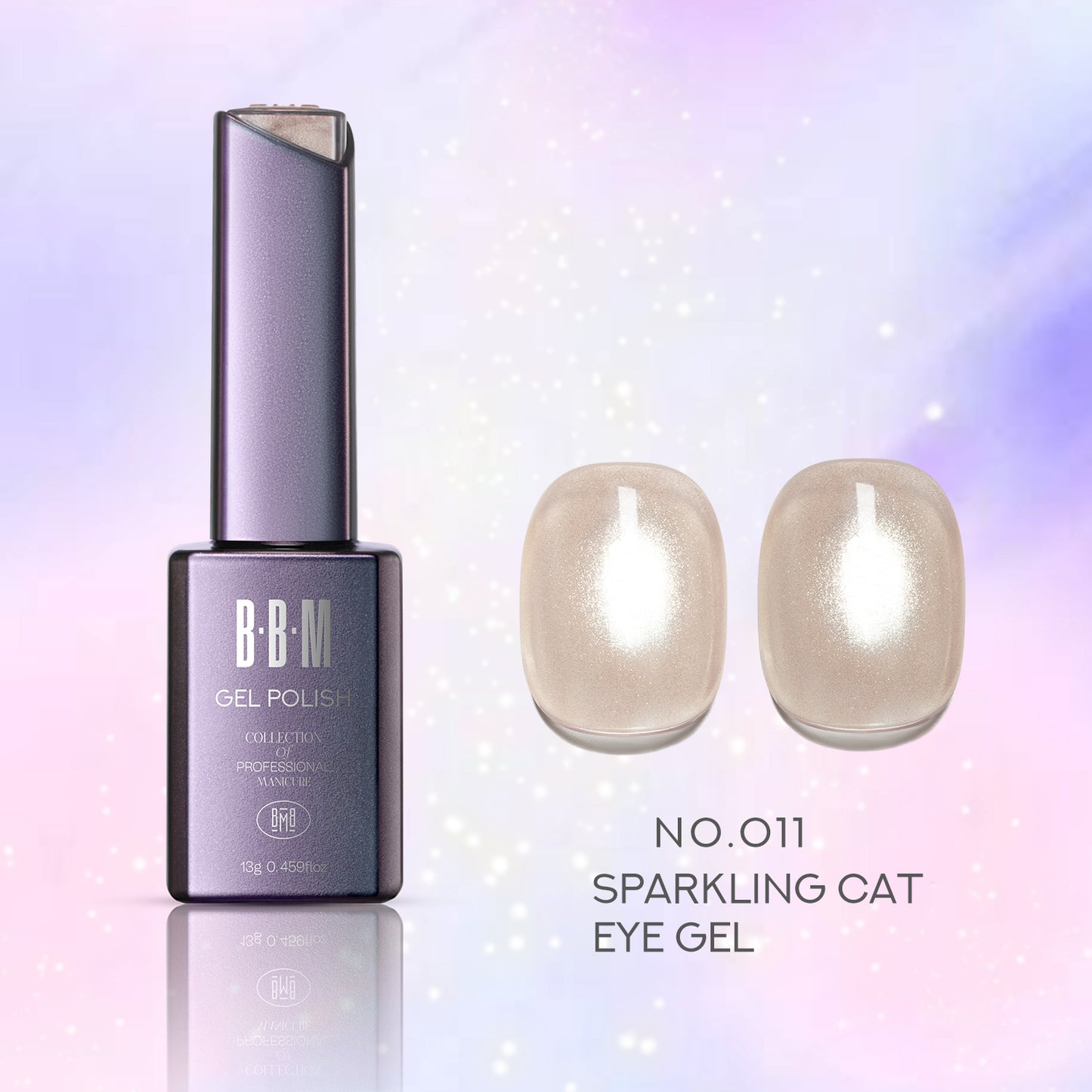 Sparkling Magnetic Cat Eye Gel Collection BBM 13ml set of 6
