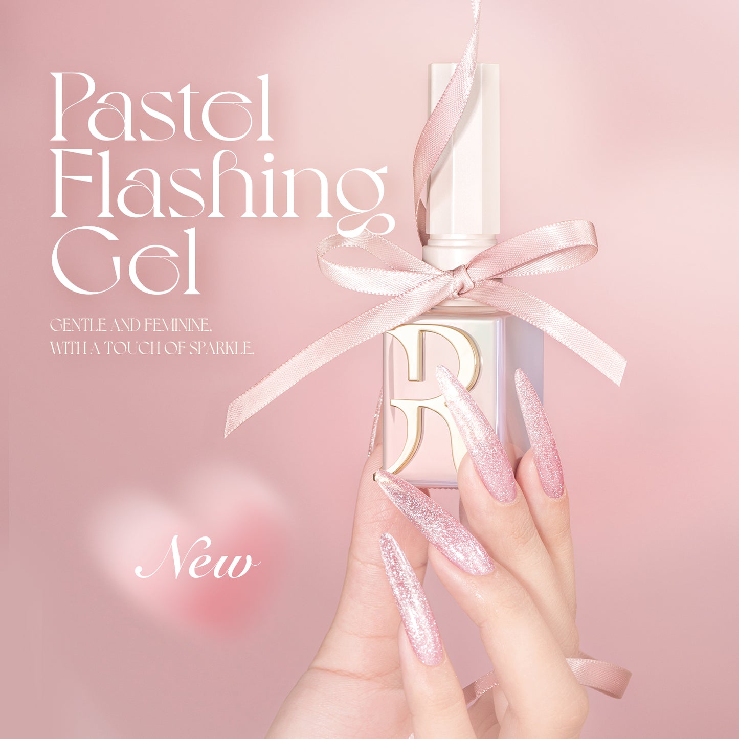 Pink Pastel Flashing Gel Gift Pack set of 3