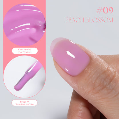Gulauri Candy Glaze Top Coat Peach Blossom #09