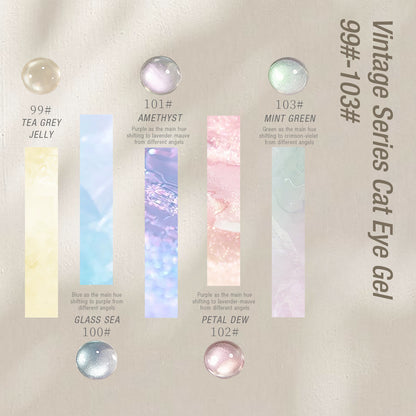 Gulauri Dreamlike Translucent Magnetic Cat Eye Collection (set of 5) HEMA & TPO FREE