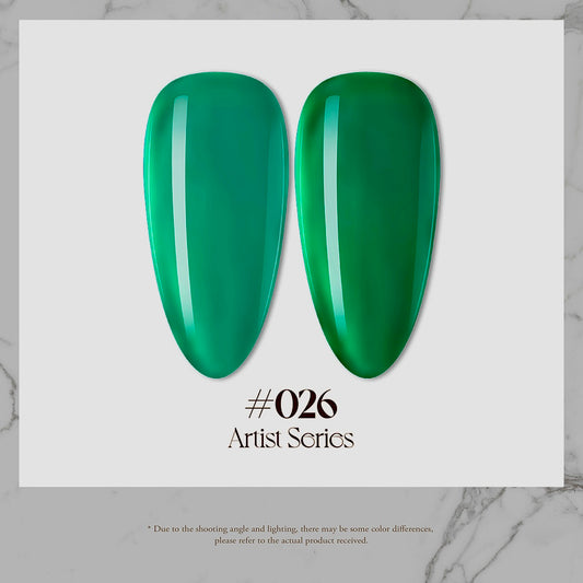 Green Amber Gel Gulauri #026 Artist Series PRE ORDER