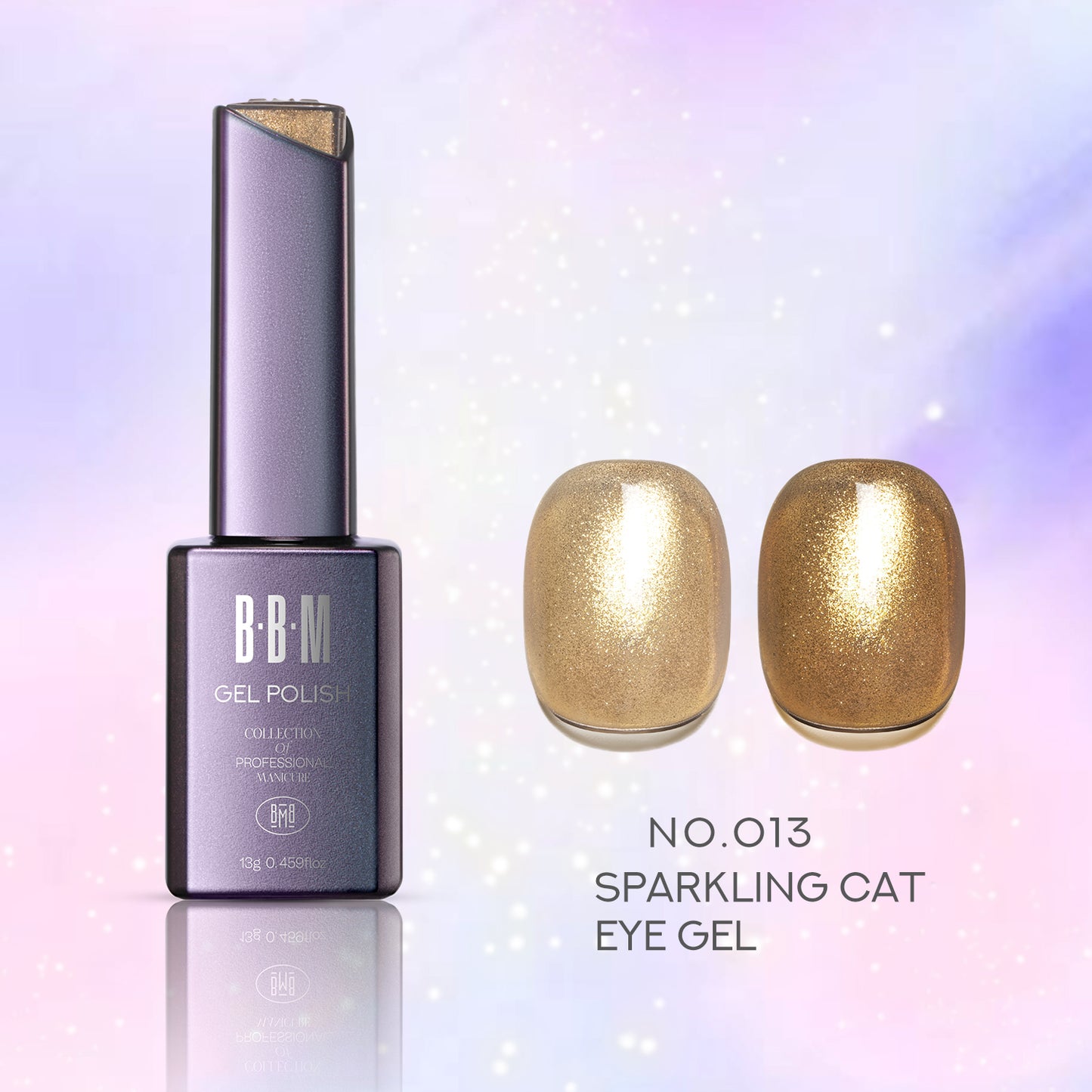 Sparkling Magnetic Cat Eye Gel Collection BBM 13ml set of 6