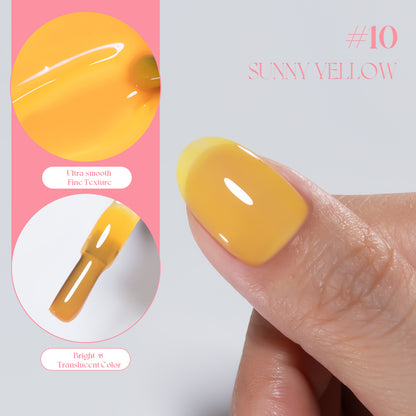 Gulauri Candy Glaze Top Coat Sunny Yellow #10