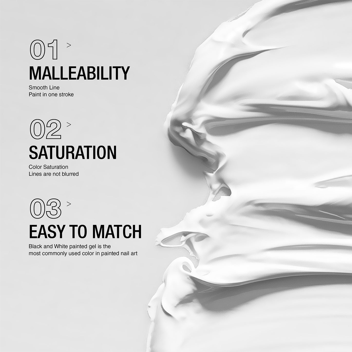 BBM Stamping & Drawing Gel (set of 2) Black & White No Wipe