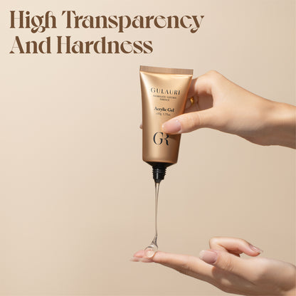 HEMA & TPO FREE Acrylic Poly Gel – Crystal Clear Transparency (50g) Gulauri