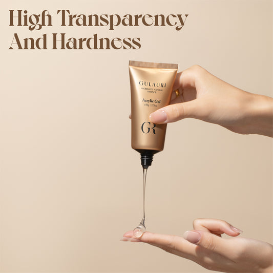 HEMA & TPO FREE Acrylic Poly Gel – Crystal Clear Transparency (50g) Gulauri