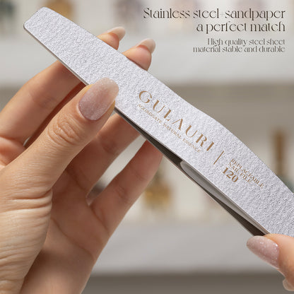 Gulauri Halfmoon Washable Detachable Disposable Nail Files | 120g & 180g