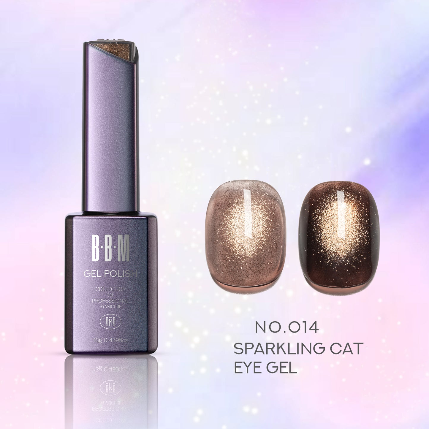 Sparkling Magnetic Cat Eye Gel Collection BBM 13ml set of 6