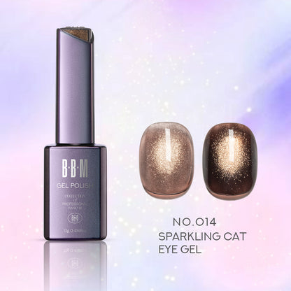 Sparkling Magnetic Cat Eye Gel Collection BBM 13ml set of 6