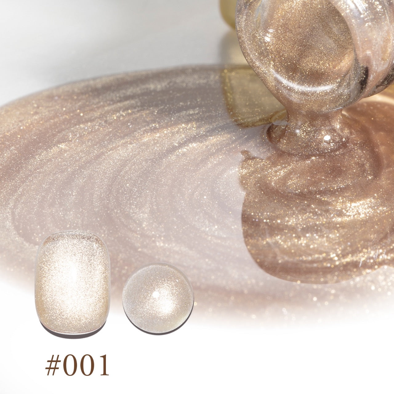 Golden Magnetic Cateye Gel Polish