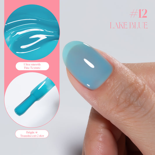 Gulauri Candy Glaze Top Coat Lake Blue #12