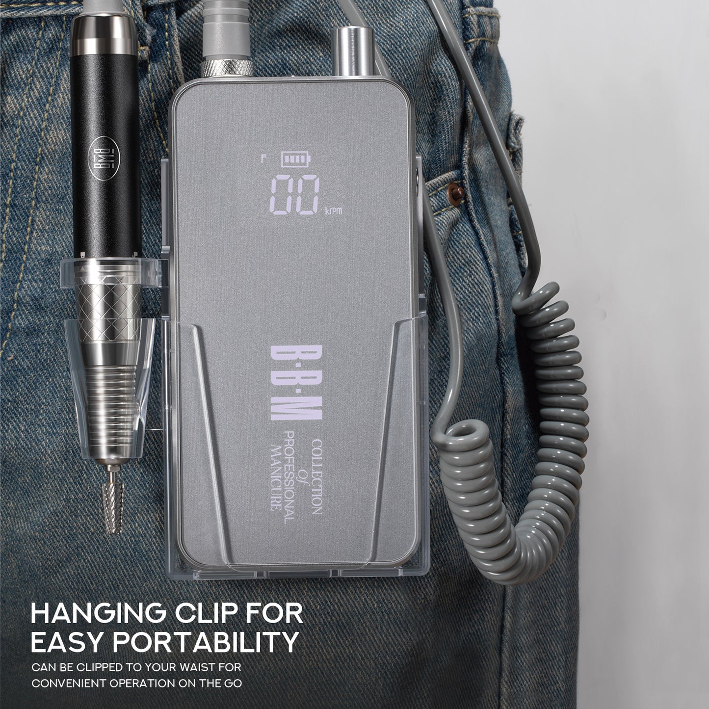 Professional Brushless Ultra quiet low vibration Electric Nail E File Drill