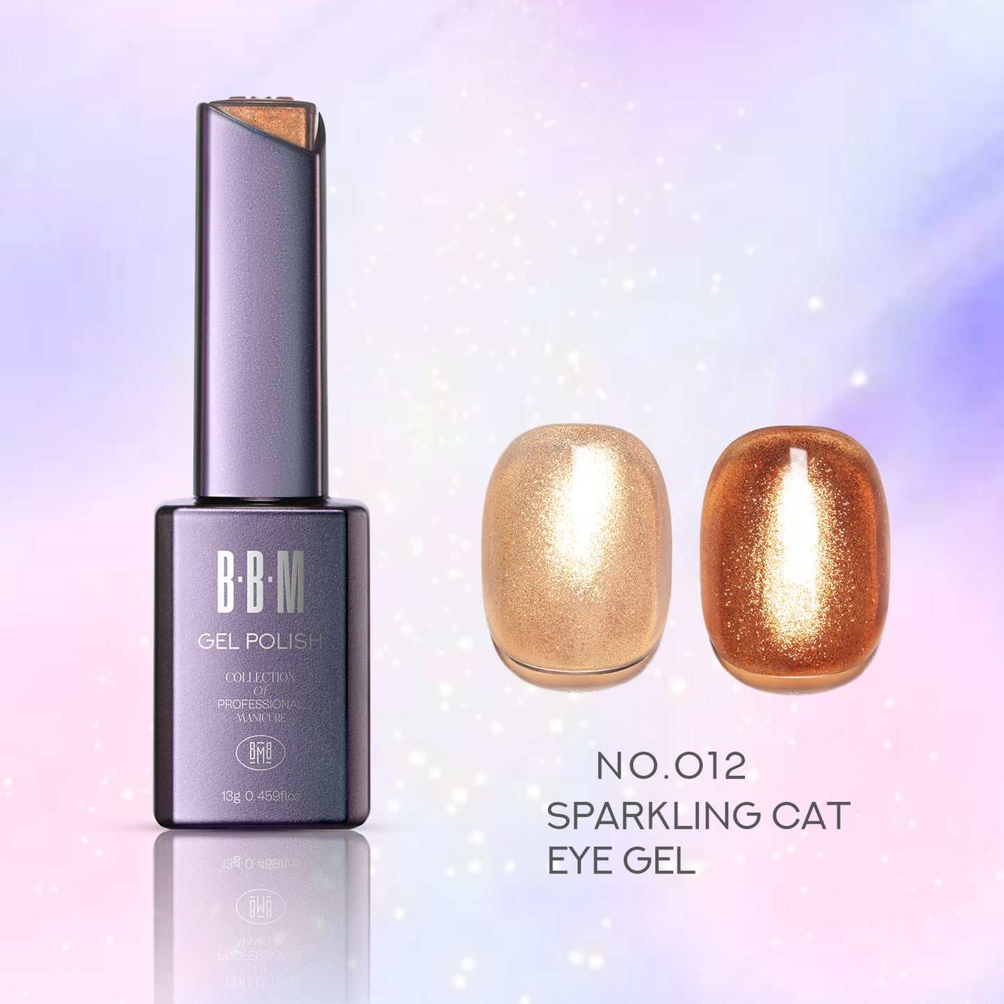 Sparkling Magnetic Cat Eye Gel Collection BBM 13ml set of 6