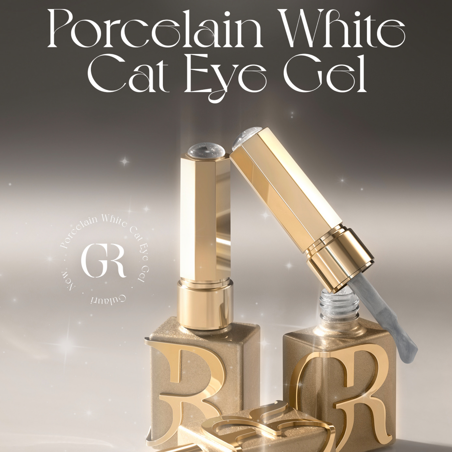 Porcelain White Cat Eye Gel