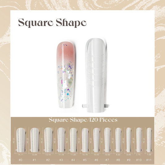 Square Shaped Nail Forms/Dual Forms 120