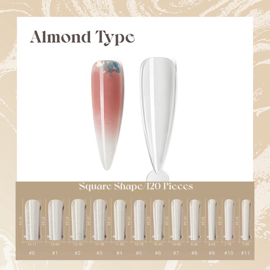Almond/Stiletto Shaped Nail Forms/Dual Forms