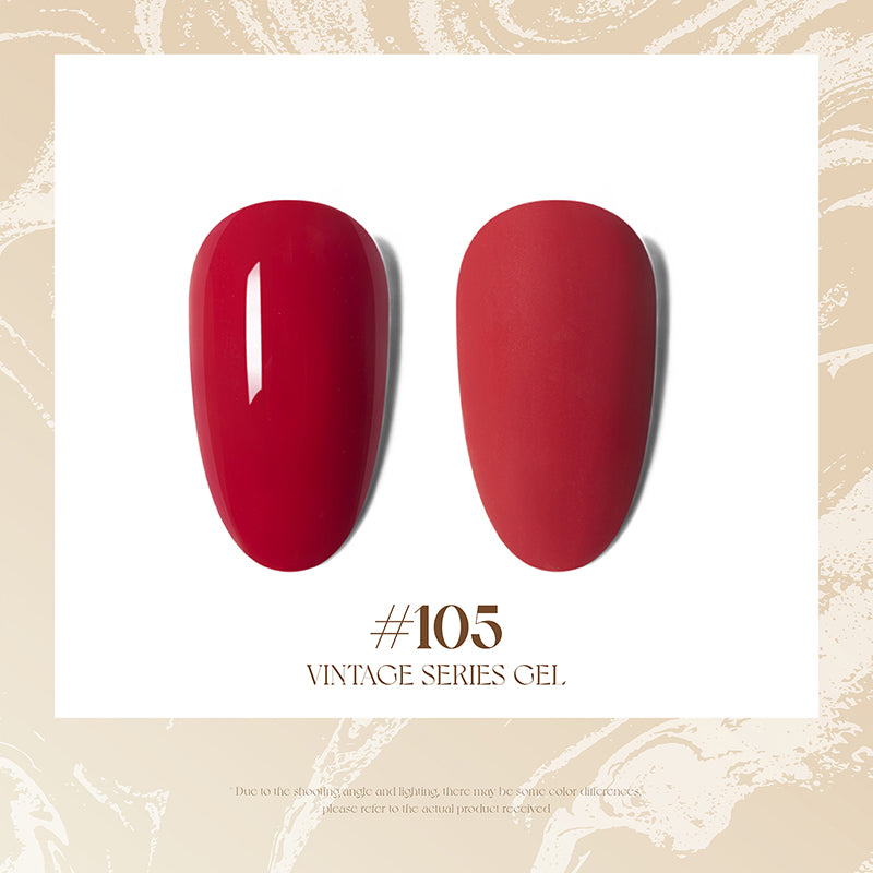 Premium red gel polish new colour launch