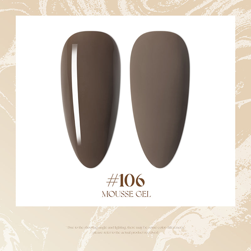 Mocha Brown Solid Gel Polish M106