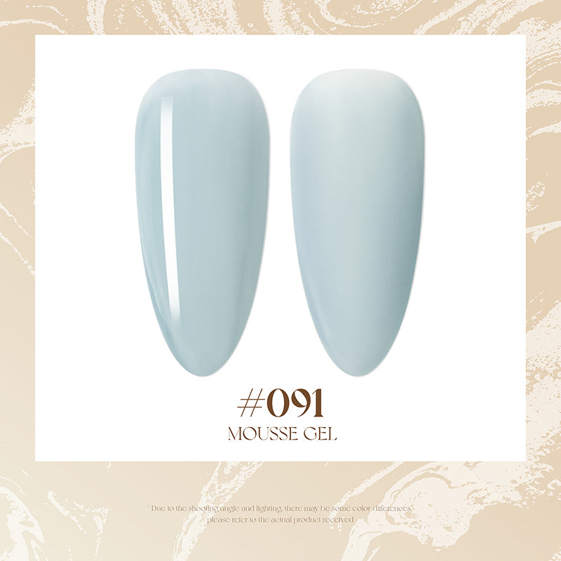 Coloured Transparent Solid Gel Polish M091