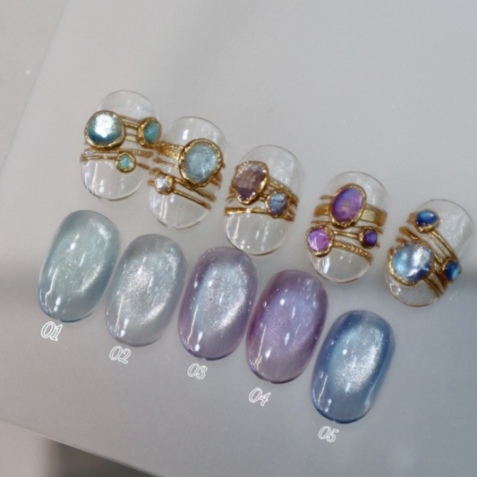 BBM Blue Amethyst Cat Eye Magnetic Gel Collection 13ml