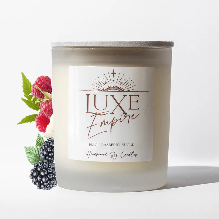 Black Rasberry Sugar 100% Soy Tumbler Candle