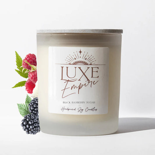 Black Rasberry Sugar 100% Soy Tumbler Candle