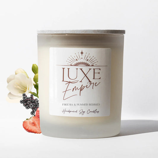 Freesia & Summer Berries 100% Soy Tumbler Candle
